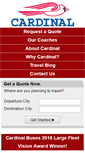 Mobile Screenshot of cardinalbuses.com